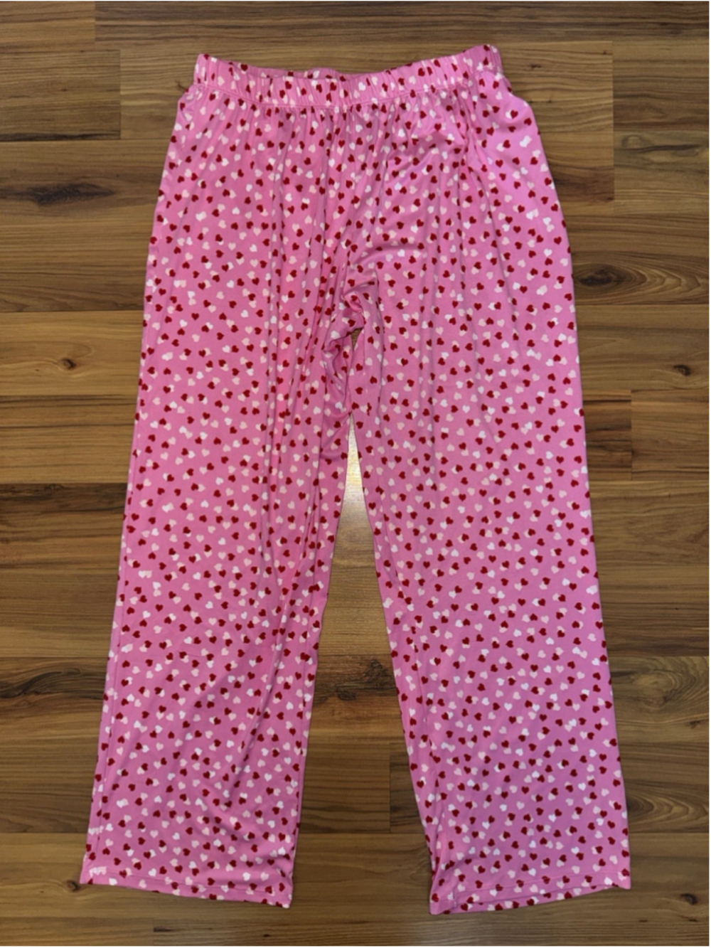 Kate Spade New York Heart Print Pajama Set Pink Loungewear Soft Girl PJ Medium - Picture 8 of 15